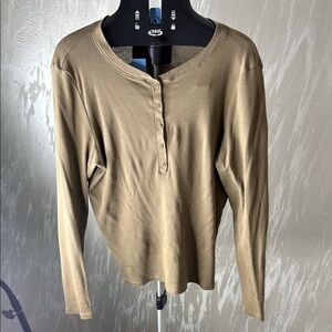 Nili Lotan  Long Sleeve Polo Shirt XL